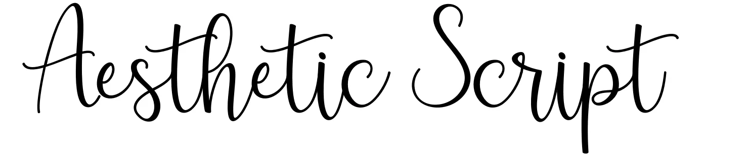 Aesthetic Script