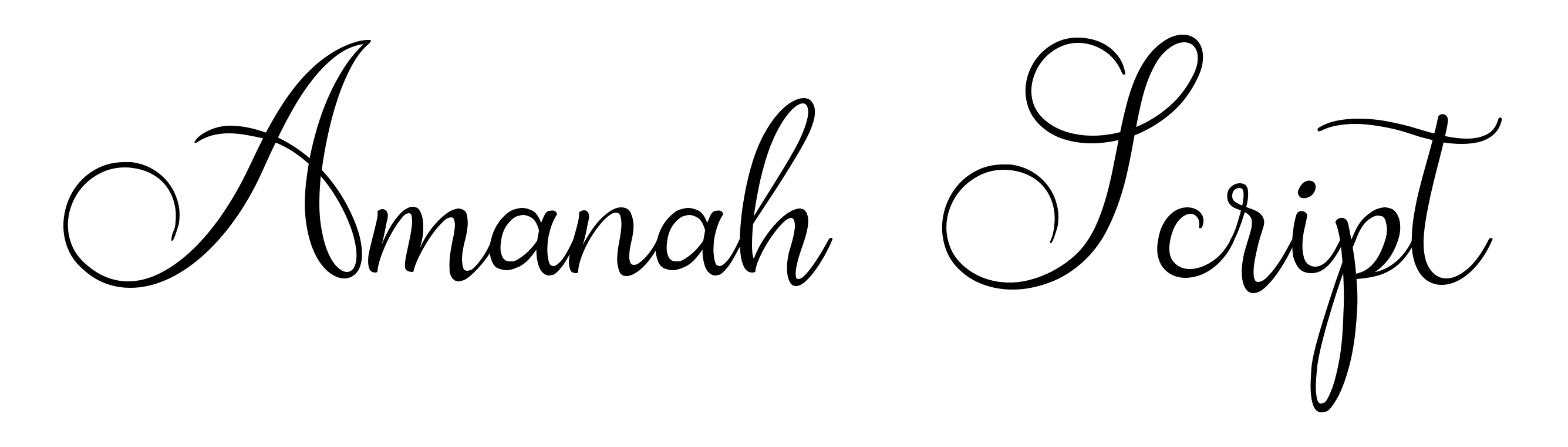 Amanah Script