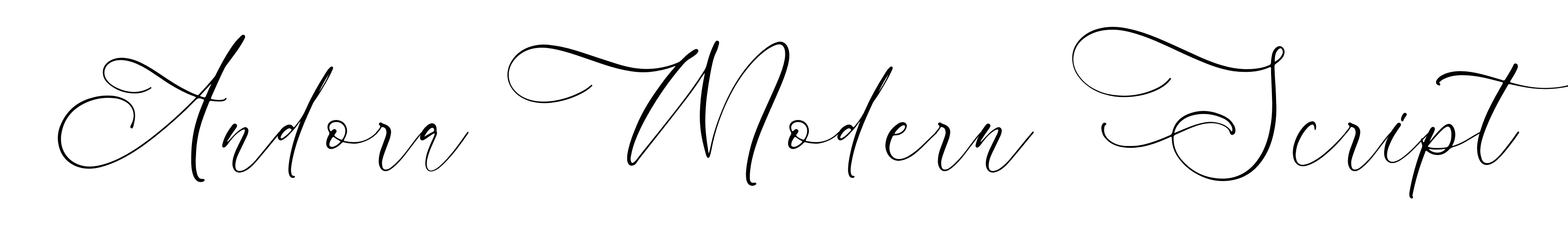 Andora Modern Script
