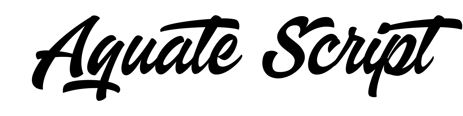 Aquate Script