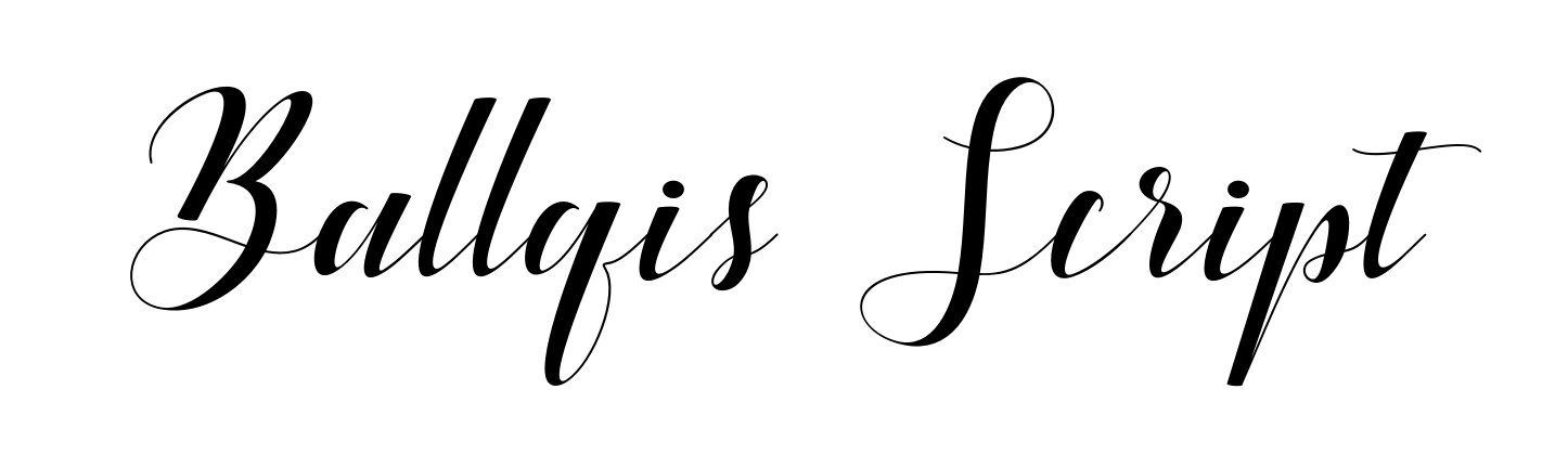 Ballqis Script