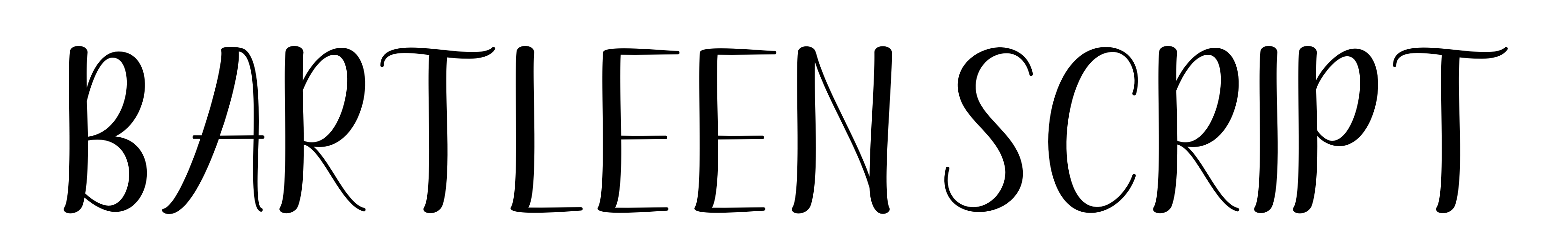 Bartleen Script