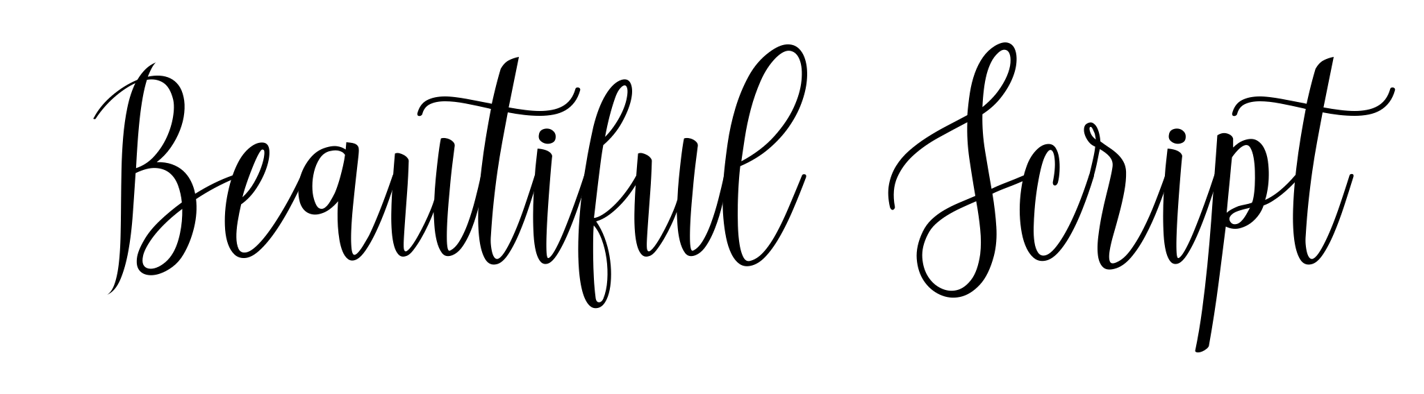 Beautiful Script