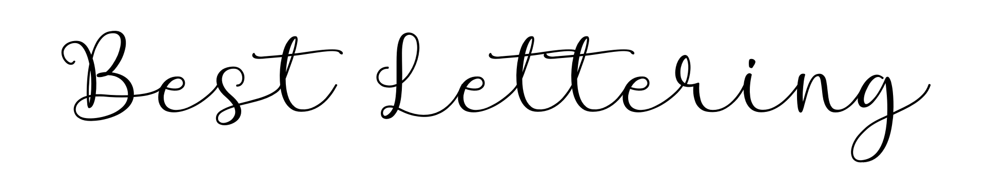 Best Lettering