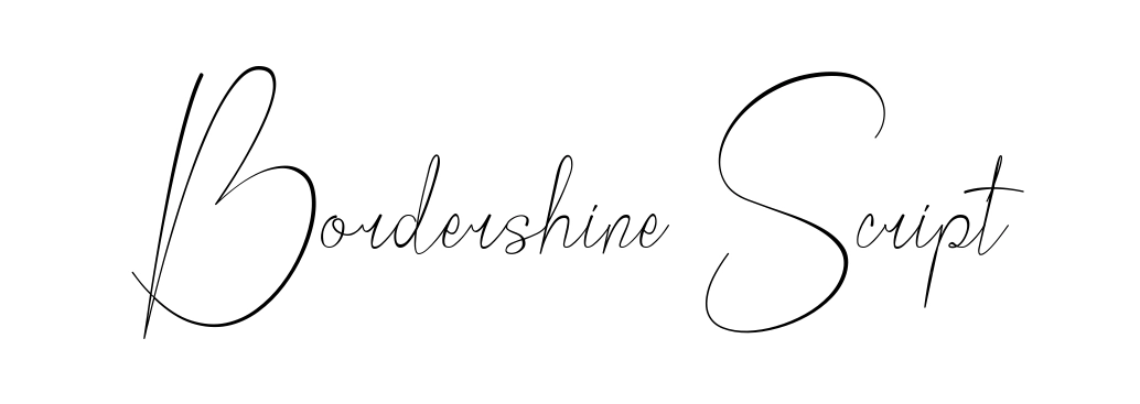 Bordershine Script