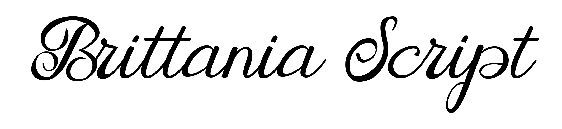 Brittania Script