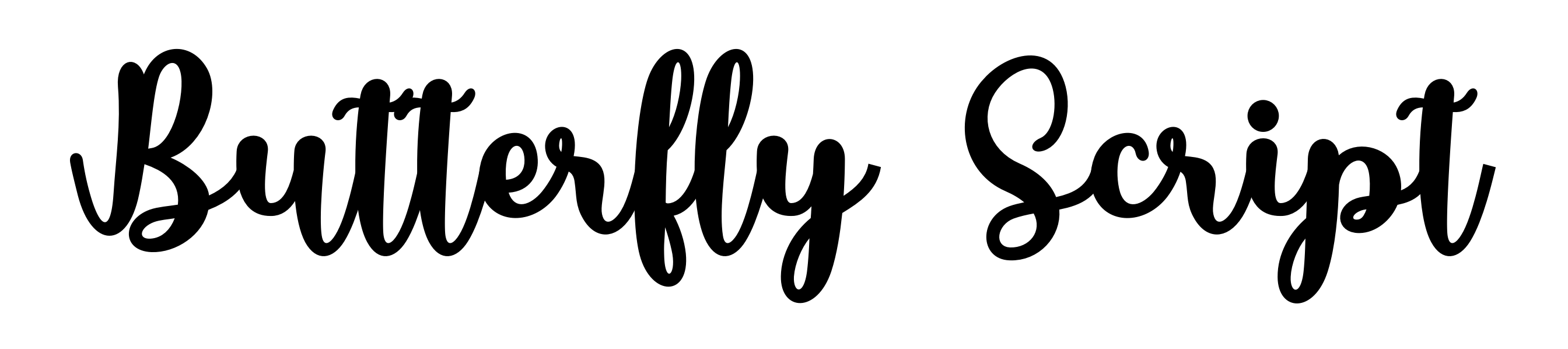 Butterfly Script