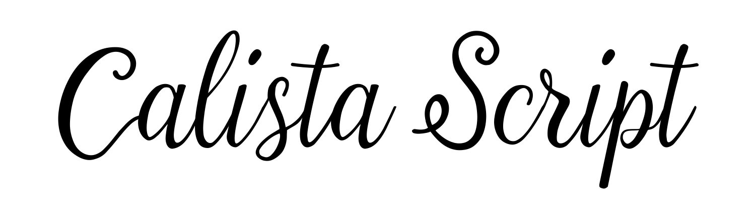 Calista Script