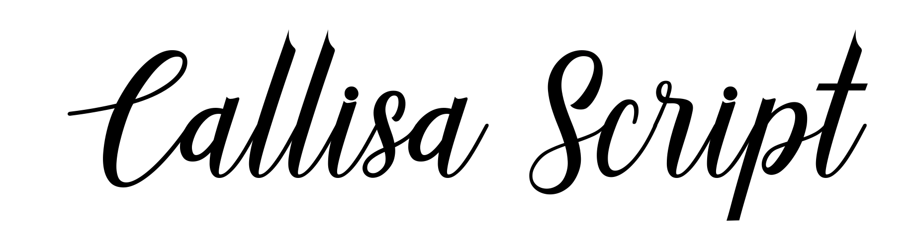 Callisa Script
