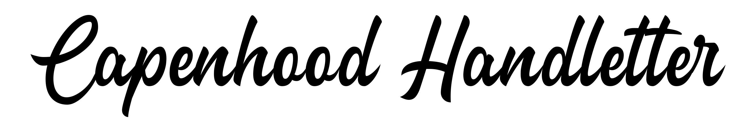 Capenhood Handletter