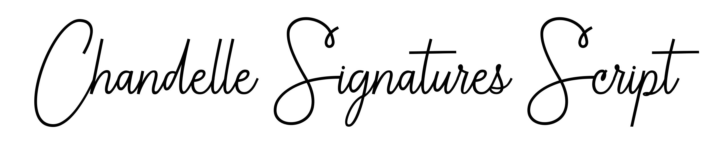 Chandelle Signatures Script