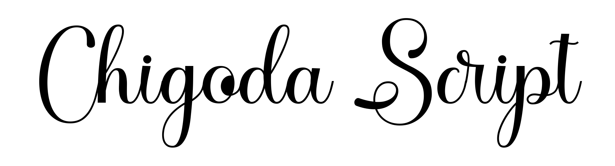 Chigoda Script