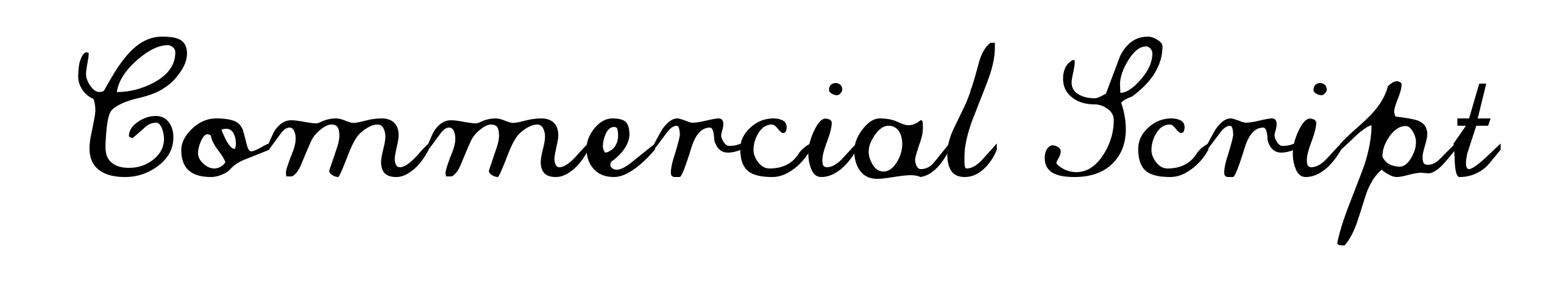 Commercial Script