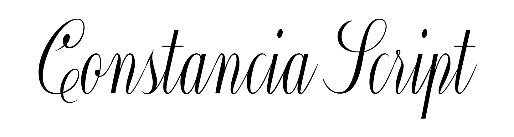 Constancia Script
