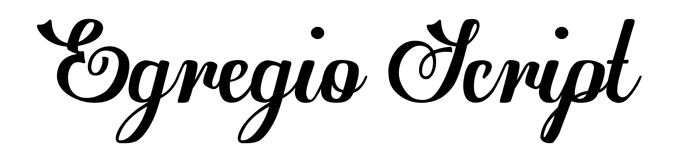 Egregio Script