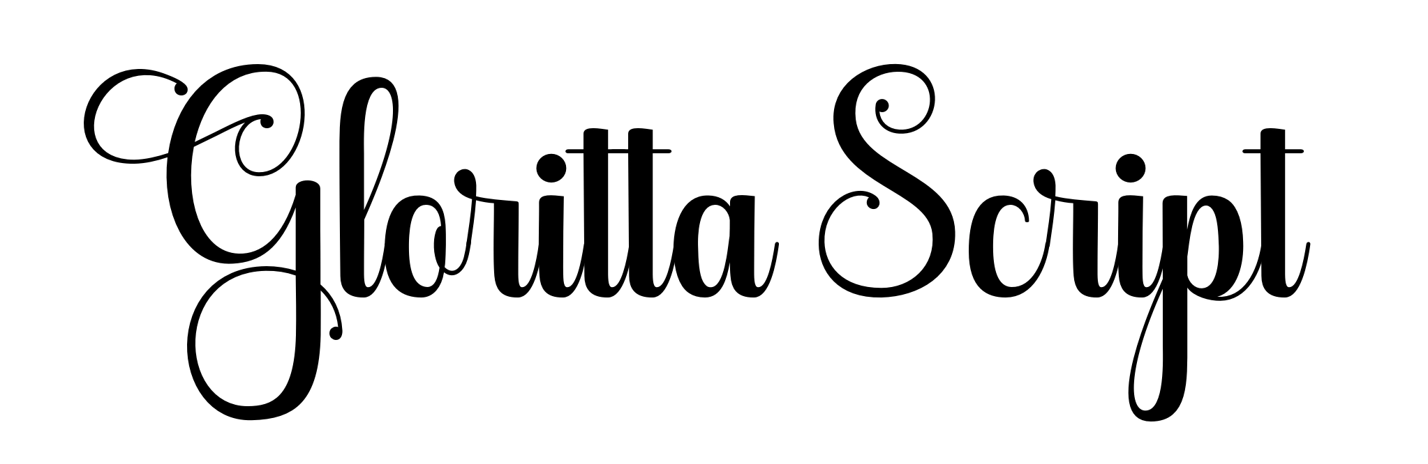 Gloritta Script