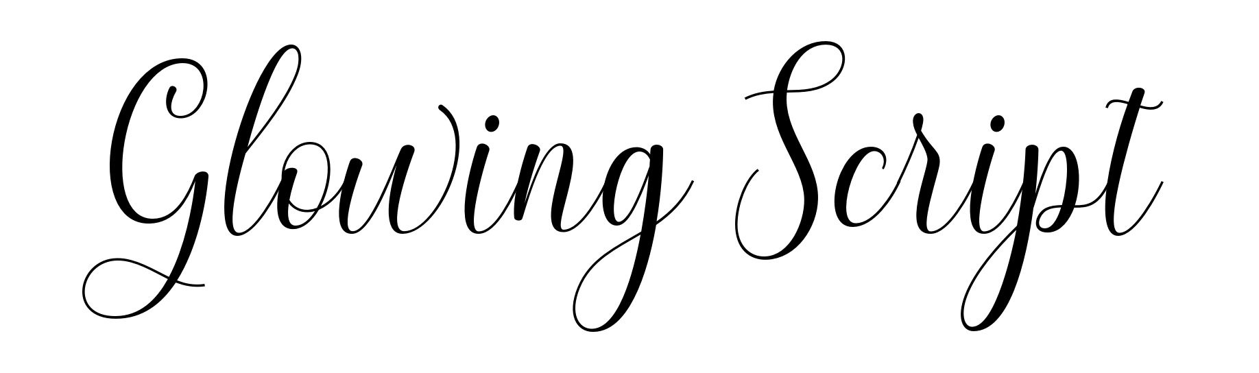 Glowing Script