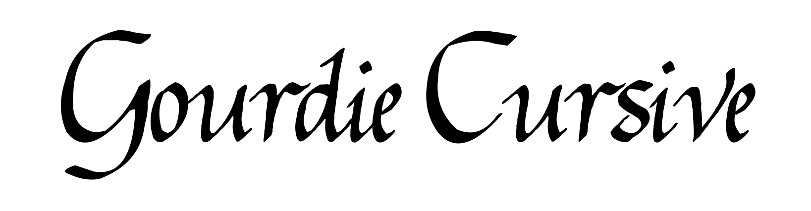 Gourdie Cursive