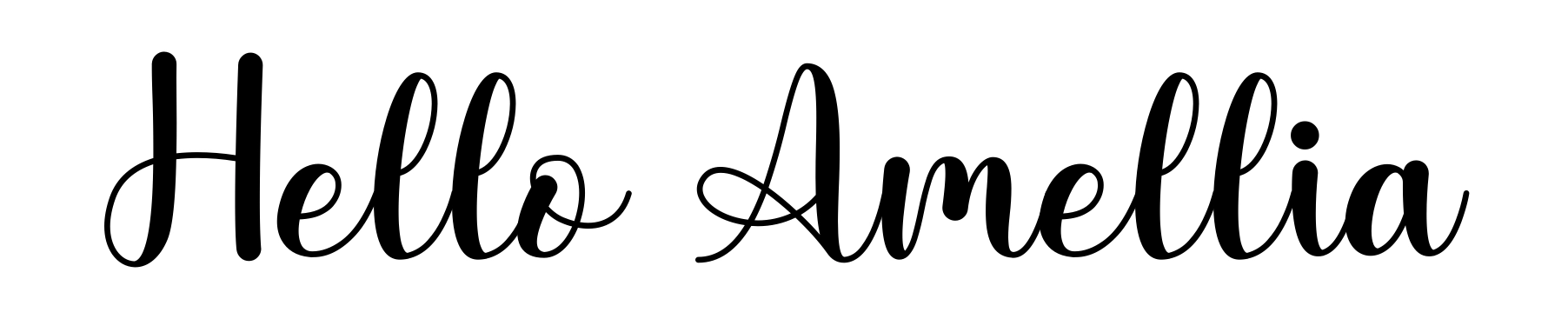 Hello Amellia