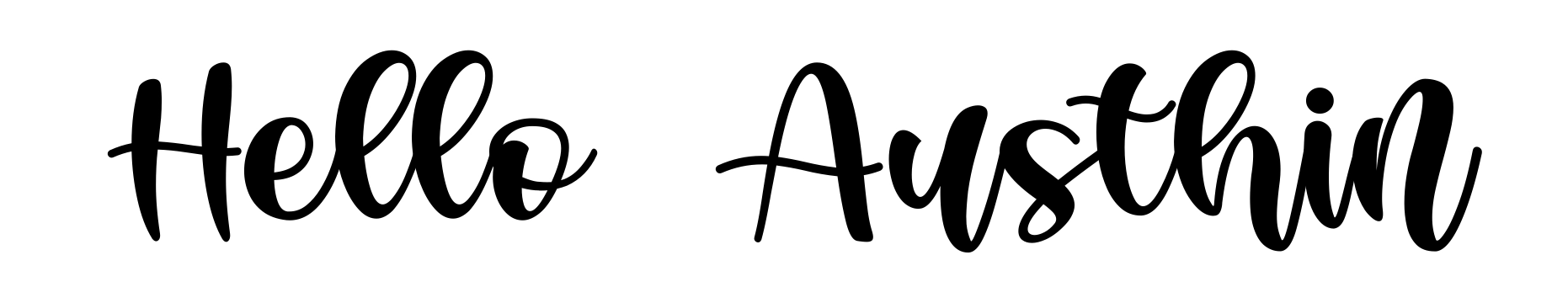 Hello Austhin