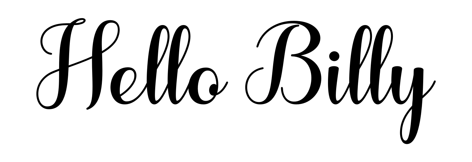 Hello Billy