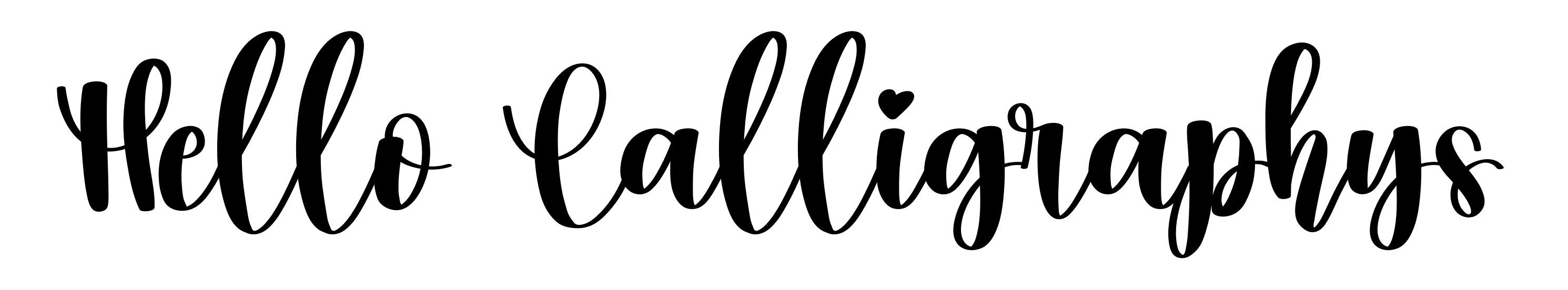 Hello Calligraphys