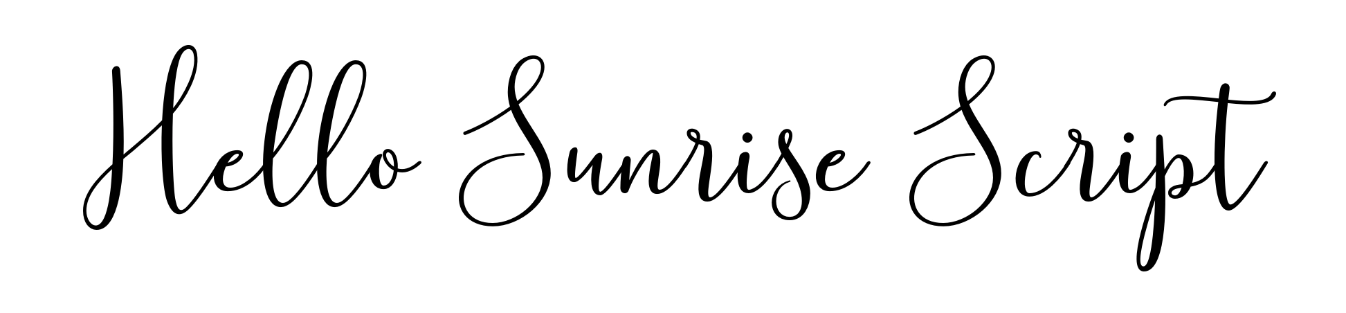 Hello Sunrise Script