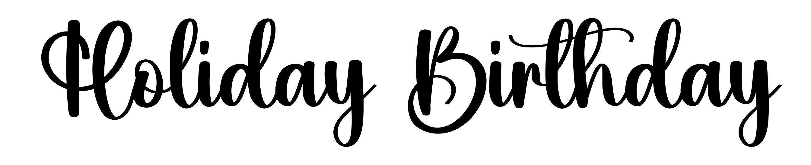 Holiday Birthday