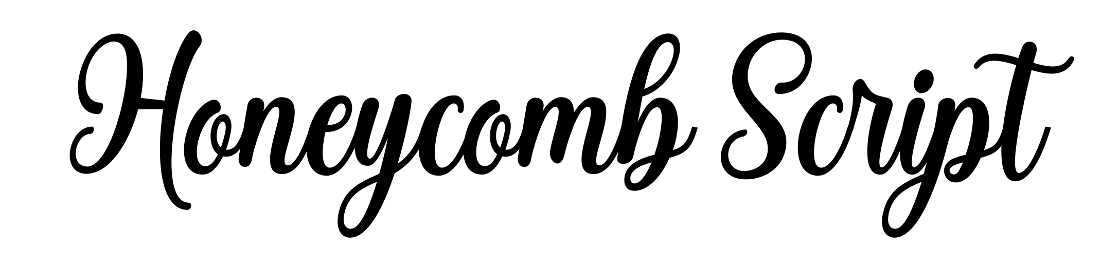 Honeycomb Script