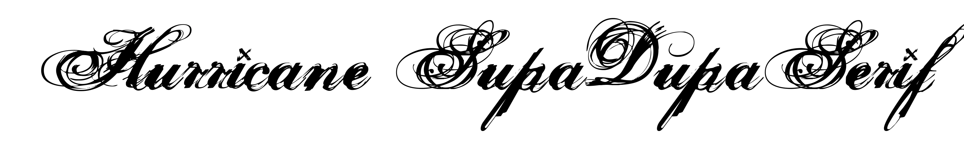 Hurricane SupaDupaSerif