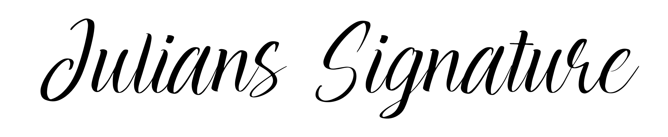 Julians Signature