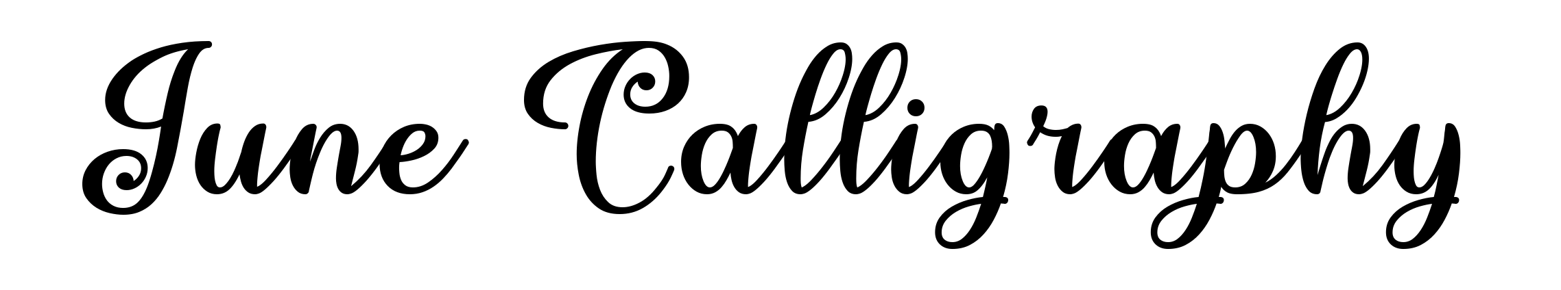 June Calligraphy