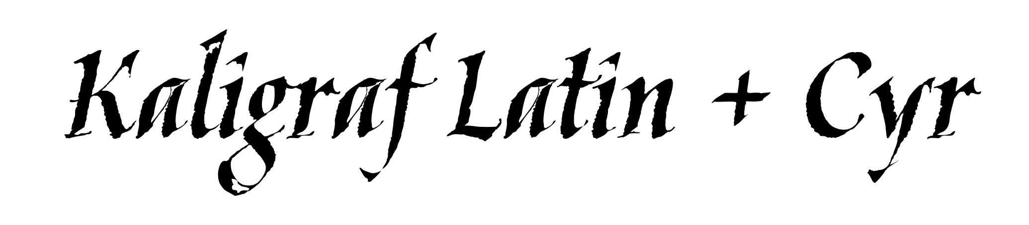 Kaligraf Latin + Cyr
