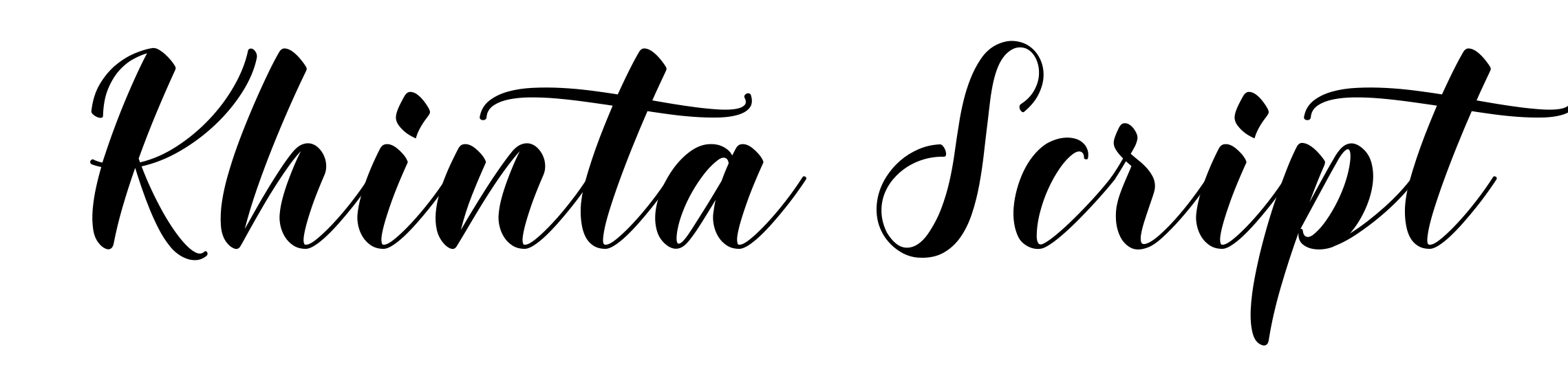 Khinta Script