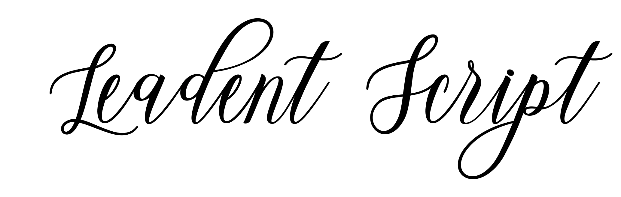 Leadent Script