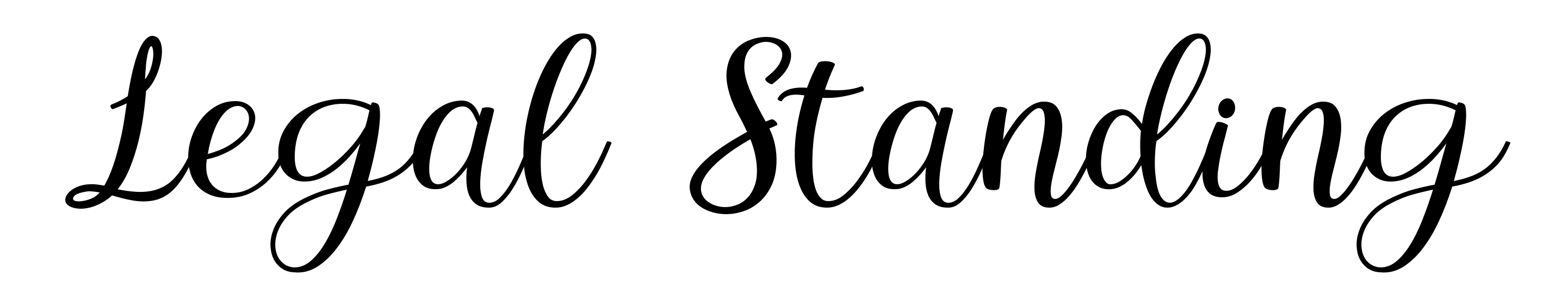 Legal Standing
