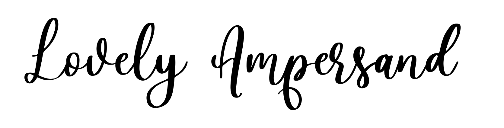 Lovely Ampersand
