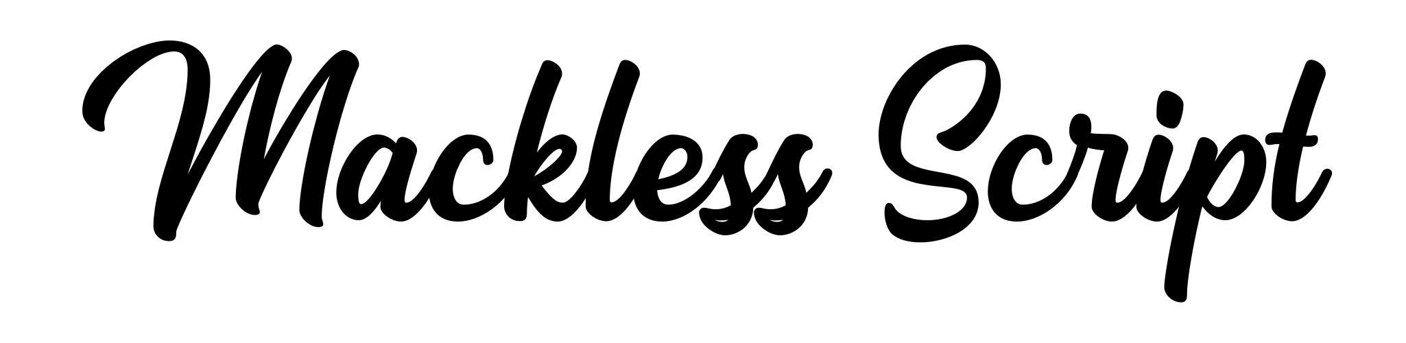 Mackless Script