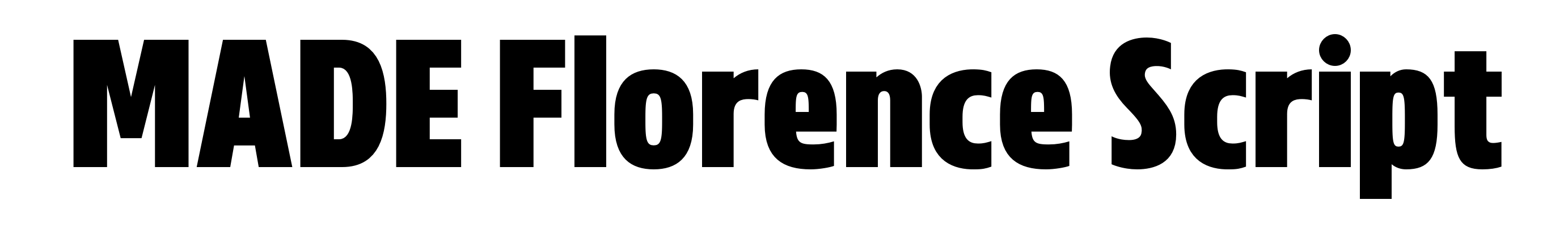 MADE Florence Script