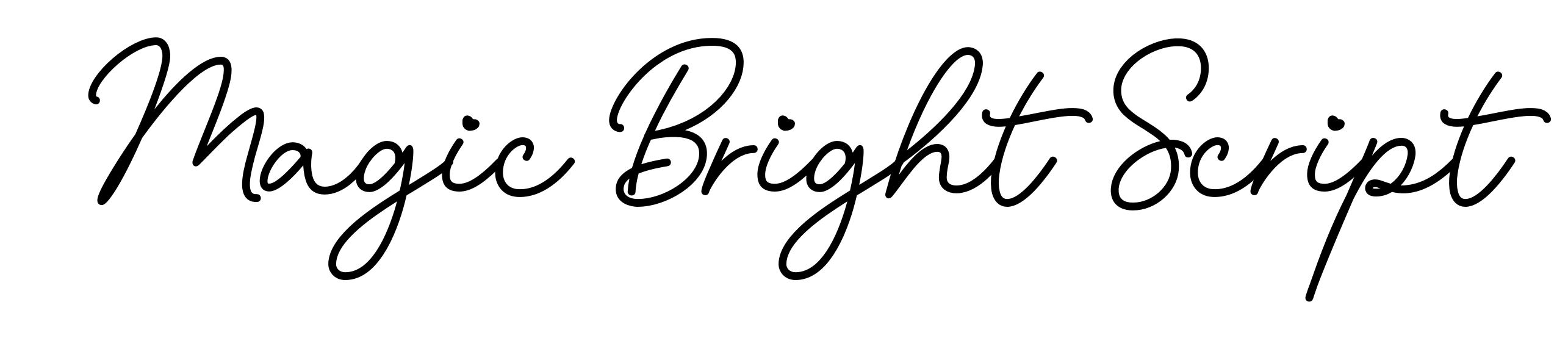 Magic Bright Script