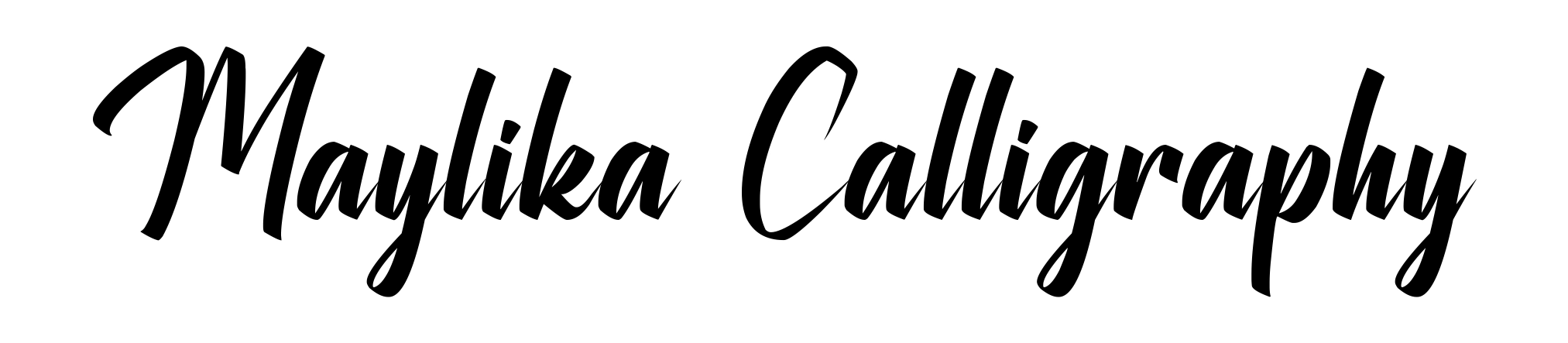 Maylika Calligraphy