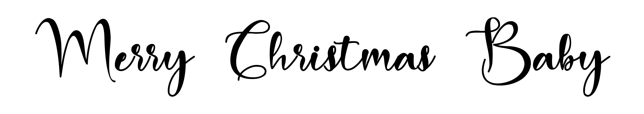 Merry Christmas Baby