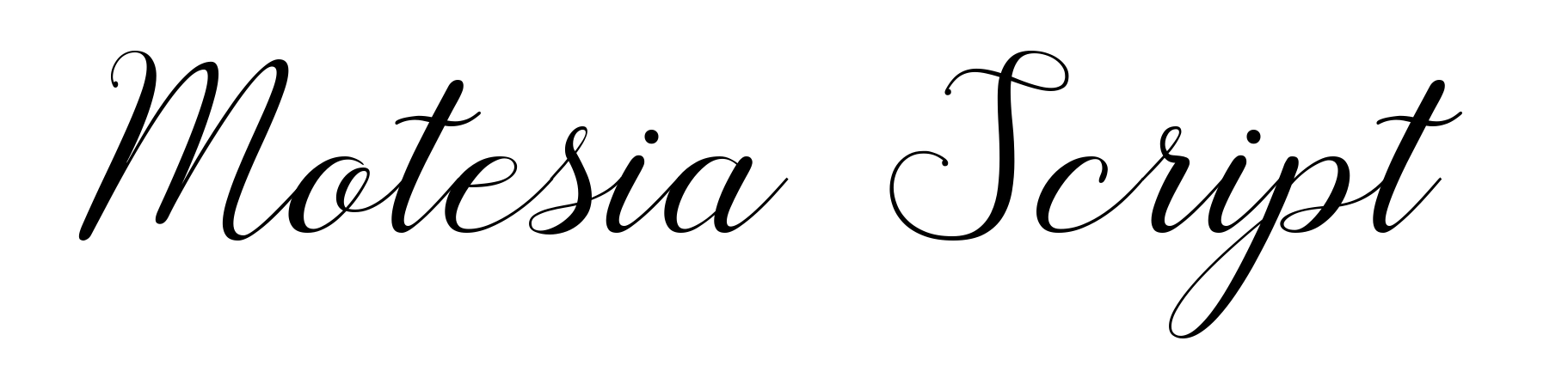 Motesia Script