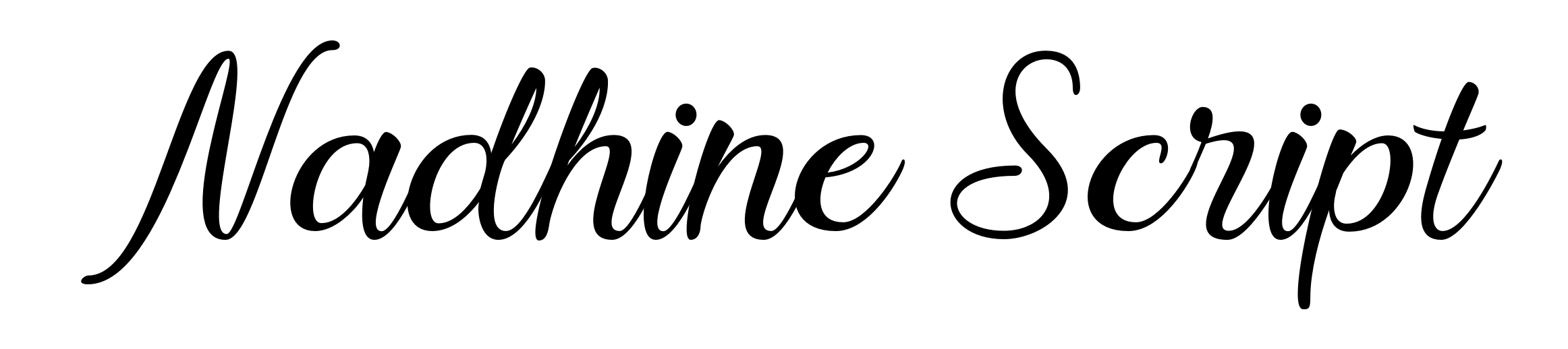 Nadhine Script