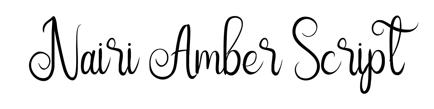 Nairi Amber Script