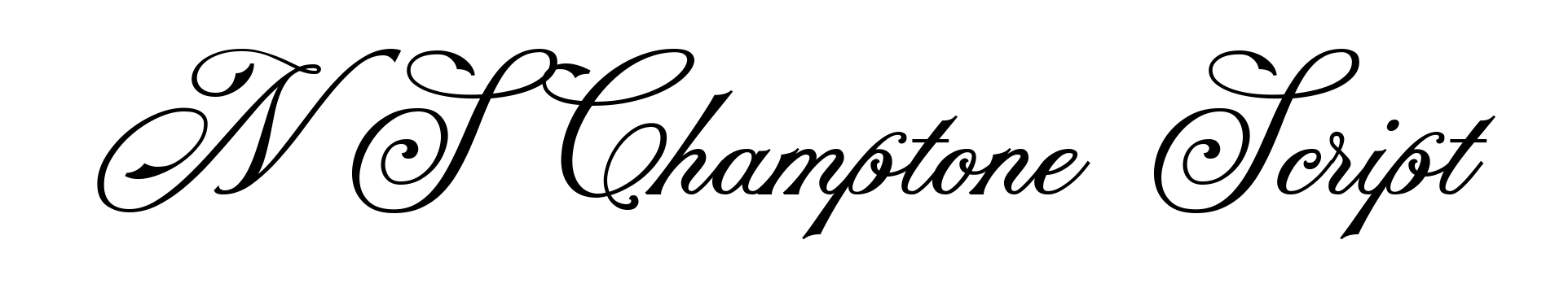 NS Champtone Script