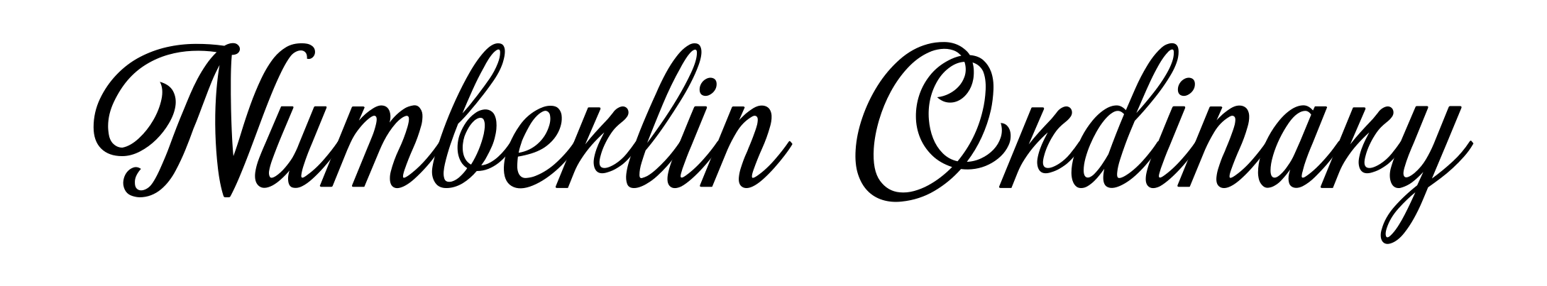 Numberlin Ordinary
