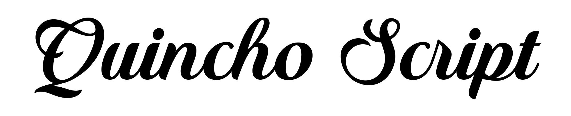 Quincho Script