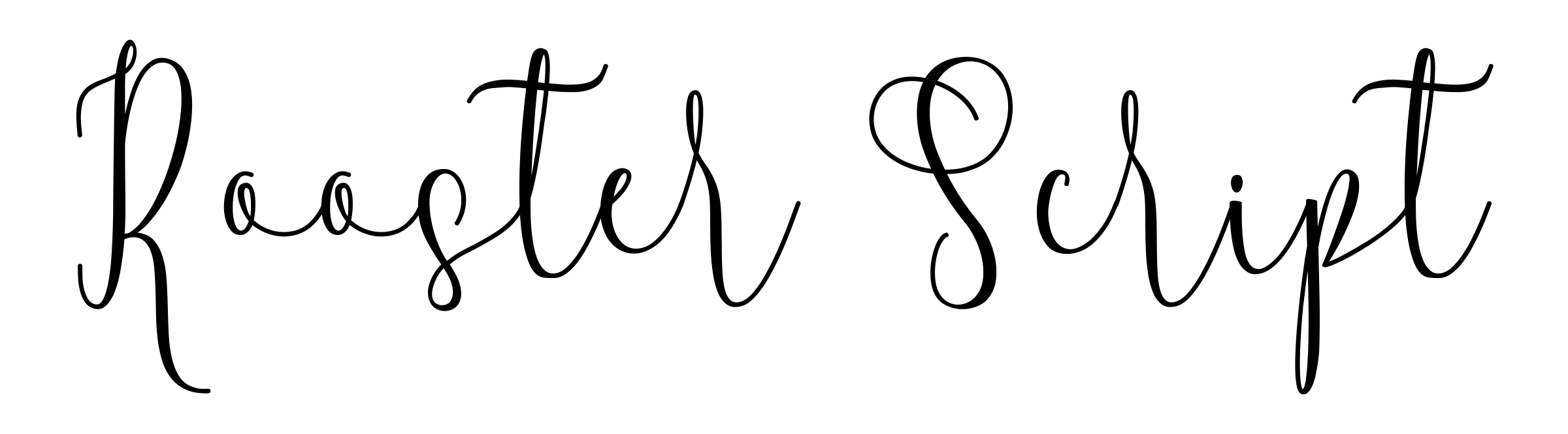 Rooster Script