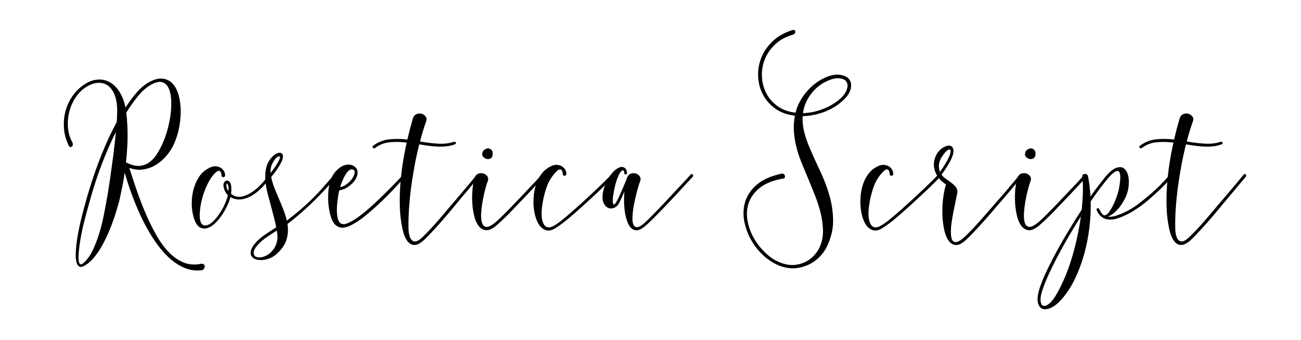 Rosetica Script